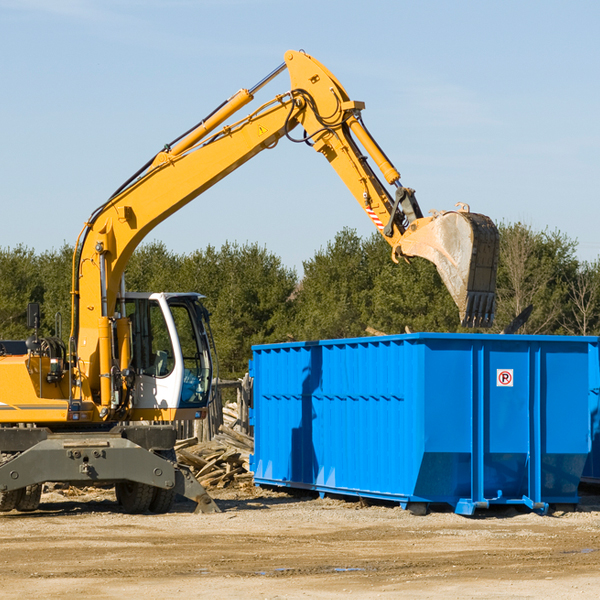 can i rent a residential dumpster for a construction project in Dames Quarter Maryland